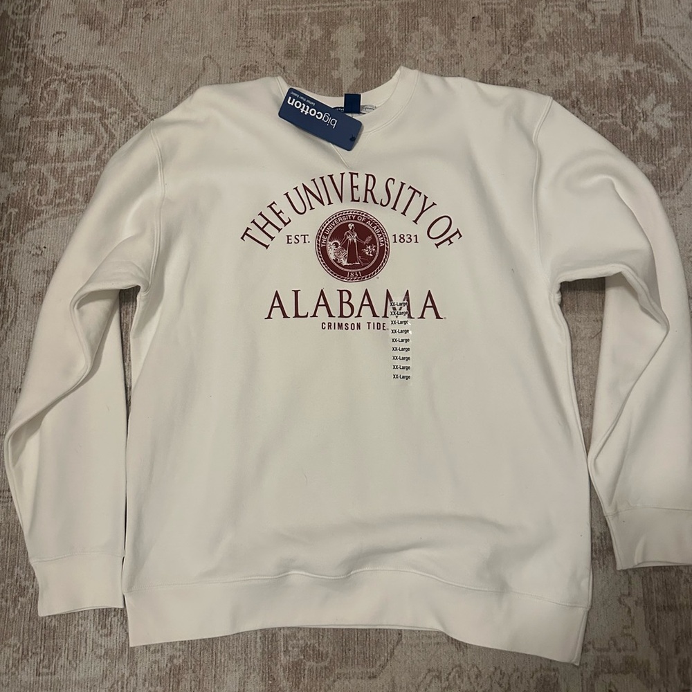 Champion White University of Alabama Sweatshirt